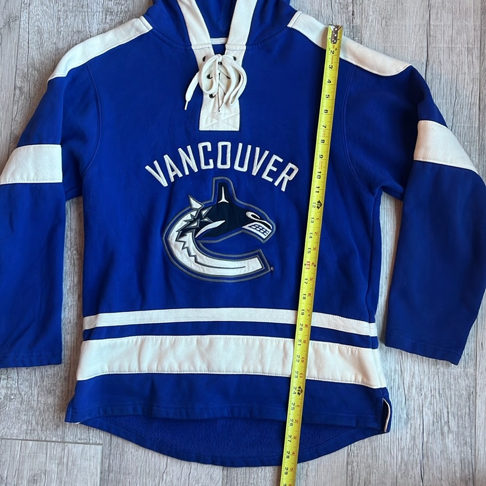 Vancouver Canucks Men’s Embroidered‎ Hoodie Size Small - Picture 7 of 9